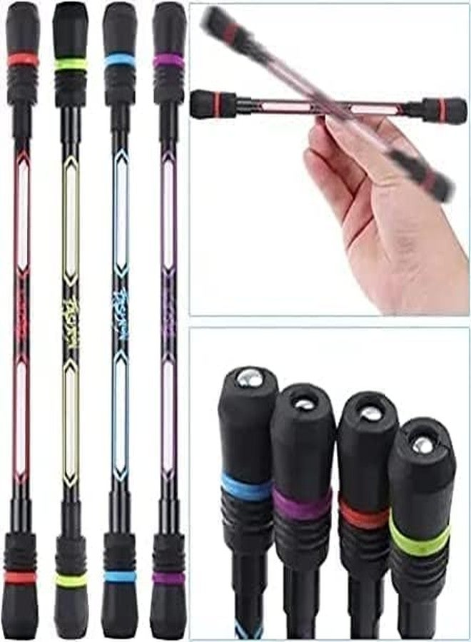 XVIA Spinning Pen Set – 4pcs Rotatable Fidget Pens for Tricks, Stress Relief, Cool Stationery for School, Office, Pen Spinning Mods for Beginners, Smooth Balance and Durable Build - Image 5