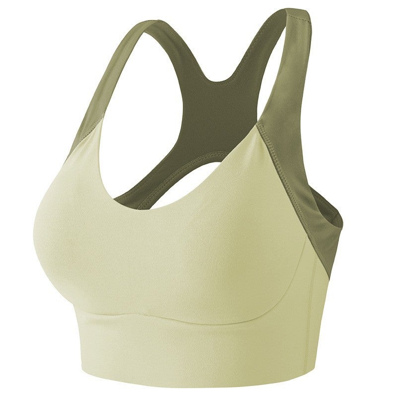 One-piece Sports Bra Push-up Shock-proof Vest Yoga Underwear Women''s Elastic Fitness High-strength Outer Wear - Image 5