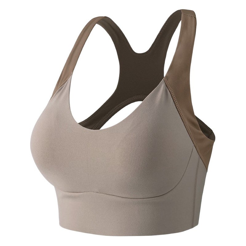 One-piece Sports Bra Push-up Shock-proof Vest Yoga Underwear Women''s Elastic Fitness High-strength Outer Wear - Image 2
