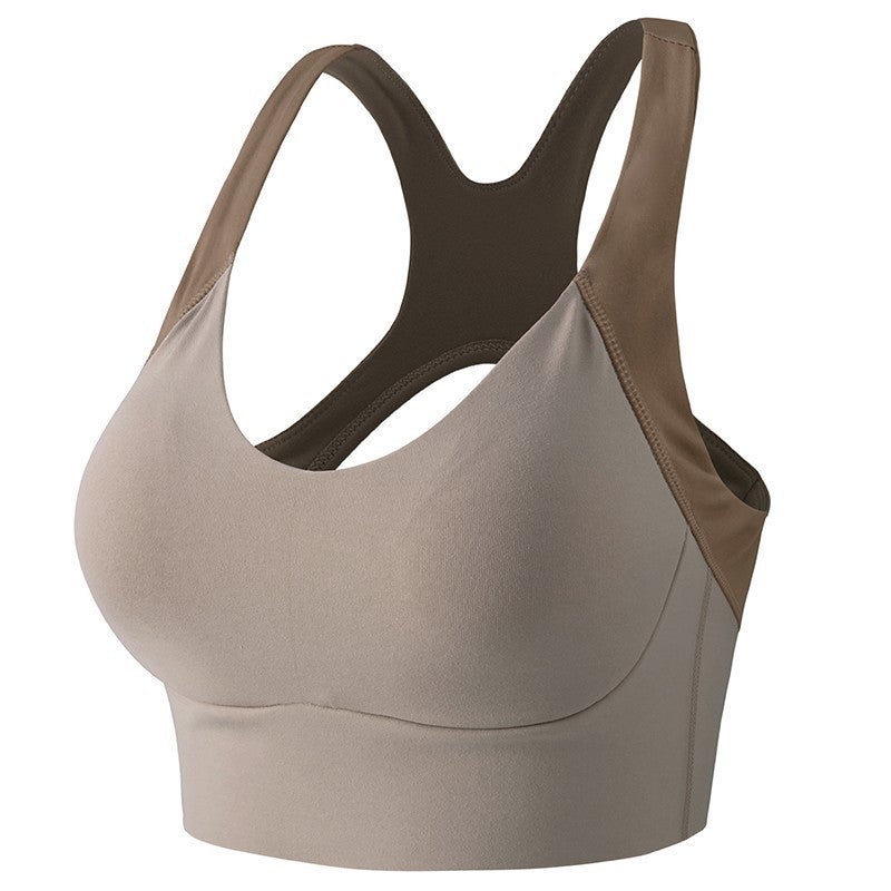 One-piece Sports Bra Push-up Shock-proof Vest Yoga Underwear Women''s Elastic Fitness High-strength Outer Wear - Image 3