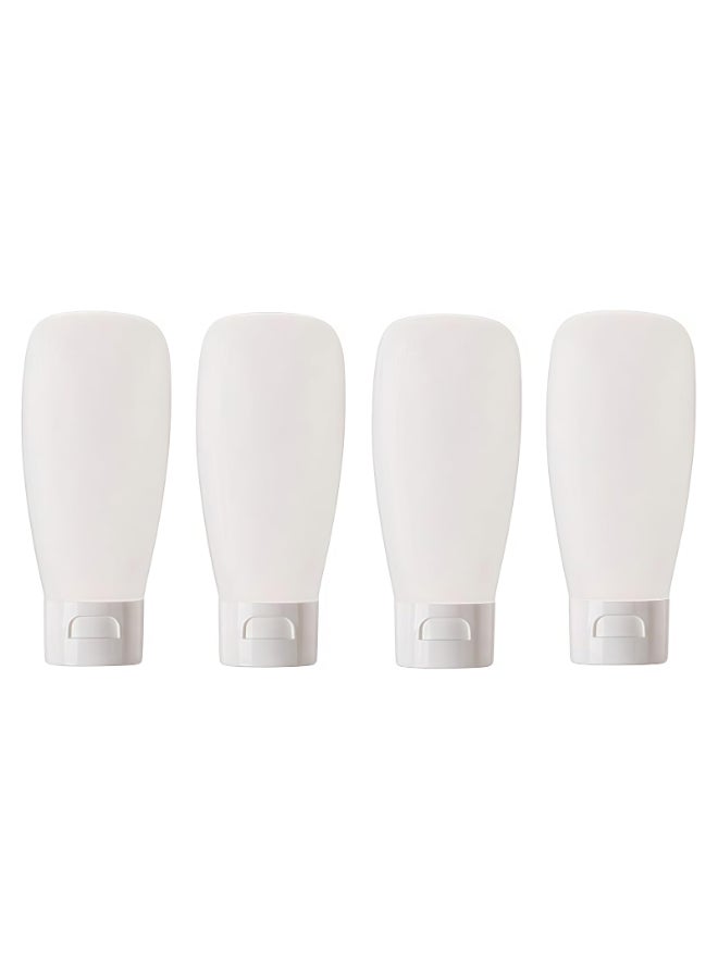 VANTOBEST 12Pcs 150ml5oz White Plastic Squeeze Bottle with Flip Cap Soft Tube Hose Toiletry Dispenser Leakproof Travel Containers for Facial Cleanser Hand Cream Lotion Shampoo - Image 2