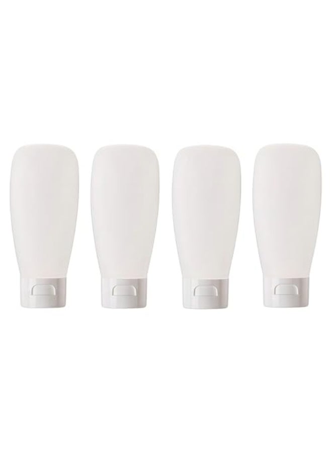 VANTOBEST 12Pcs 150ml5oz White Plastic Squeeze Bottle with Flip Cap Soft Tube Hose Toiletry Dispenser Leakproof Travel Containers for Facial Cleanser Hand Cream Lotion Shampoo - Image 1