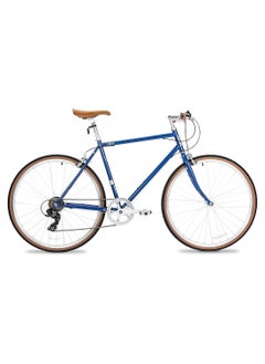 Spartan Platinum City bike for Men | 27.5 inch wheel size|7-Speed Shimano Gears| Cruiser Bike for adults | Navy  - Image 2