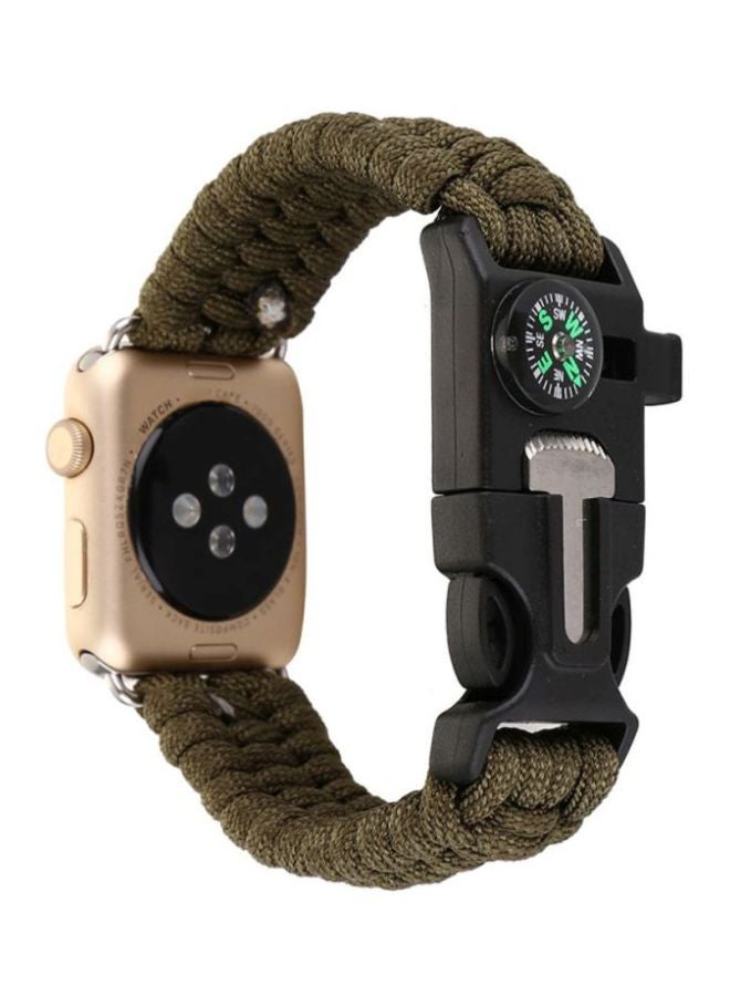 Voberry Replacement Band For Apple Watch Series 1/2 38mm Army Green - Image 2