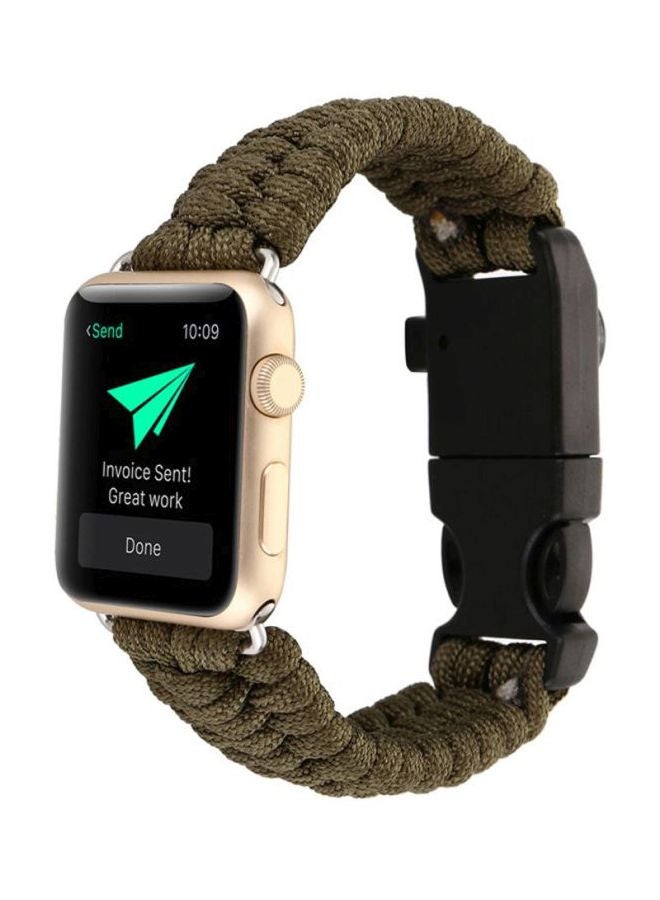 Voberry Replacement Band For Apple Watch Series 1/2 38mm Army Green - Image 1
