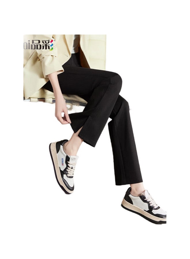 pincai Women'S Professional Wear High Waist Elastic Slim Fit Flared Pants Women'S Fashion Simple Long Pants P132K2178 - Image 1