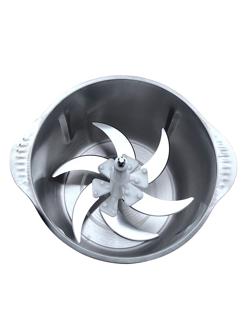 gvc pro gvc_pro GVC PRO Chopper & Cutter | 5L, 6 Blades,500W -GVCH-985 500 W GVCH-985 silver 500 W GVCH-985 silver - Image 4