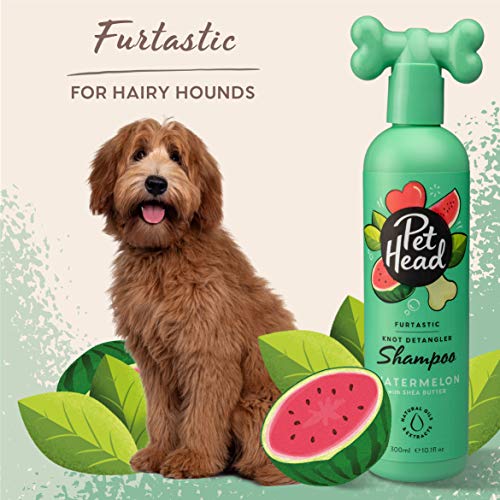 Pet Head Furtastic Dog Shampoo | Watermelon Scent | Dog Shampoo for Smelly Dogs | Knot Detangler | Care for Long, Tangly Curls & Coats | Vegan | Gentle Formula for Puppies | Made in USA | 16 fl. oz. - Image 3