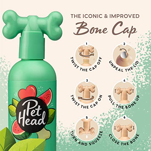 Pet Head Furtastic Dog Shampoo | Watermelon Scent | Dog Shampoo for Smelly Dogs | Knot Detangler | Care for Long, Tangly Curls & Coats | Vegan | Gentle Formula for Puppies | Made in USA | 16 fl. oz. - Image 4