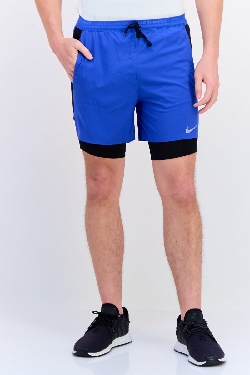 Nike Men Dri-Fit Stride Running Short, Blue  - Image 1