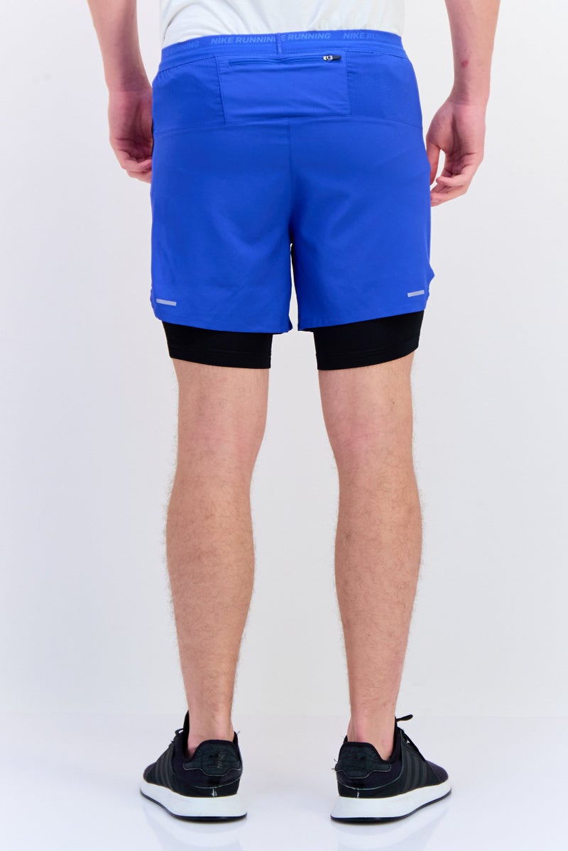 Nike Men Dri-Fit Stride Running Short, Blue  - Image 3