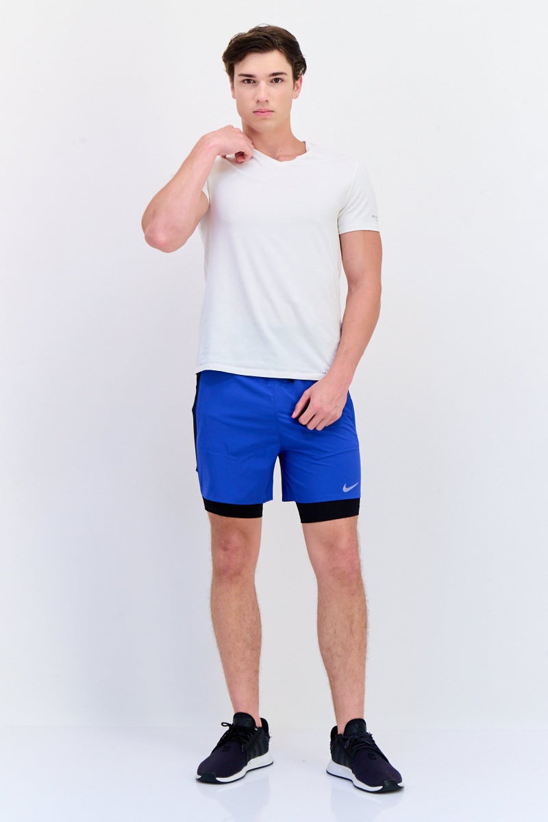 Nike Men Dri-Fit Stride Running Short, Blue  - Image 4