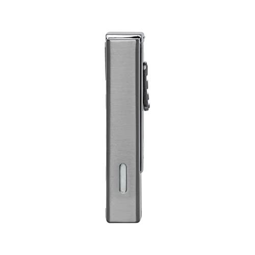 Xikar Trezo Lighter, Inline Triple Jet Flame, Piezo Ignition, Protective Lid, Oversized Adjustment Wheel, Gunmetal - Image 5
