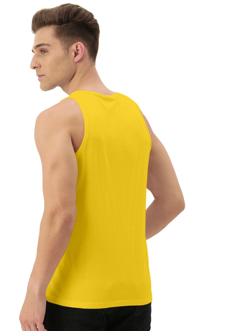 LAUREN Smith تي شيرت رياضي رجالي بدون أكمام مصنوع من القطن بنسبة 100% - Image 4