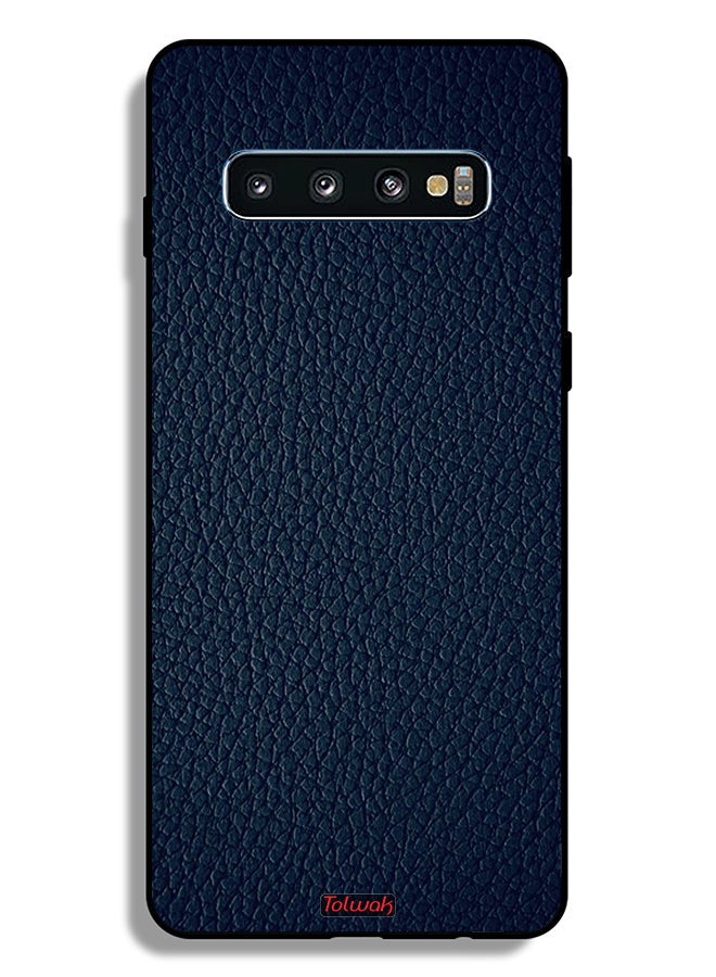 Tolwak Samsung Galaxy S10 Plus Protective Case Cover Leather Pattern - Image 2