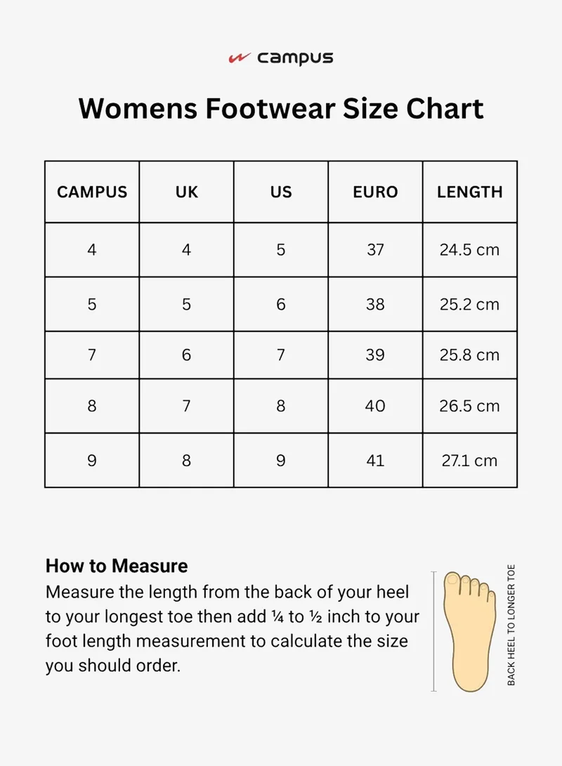 CAMPUS Blk/Peach Women’s Sporty Black Sneakers – A Versatile Choice Shoes for Both Workout and Casual Style for Women | Best Price UAE