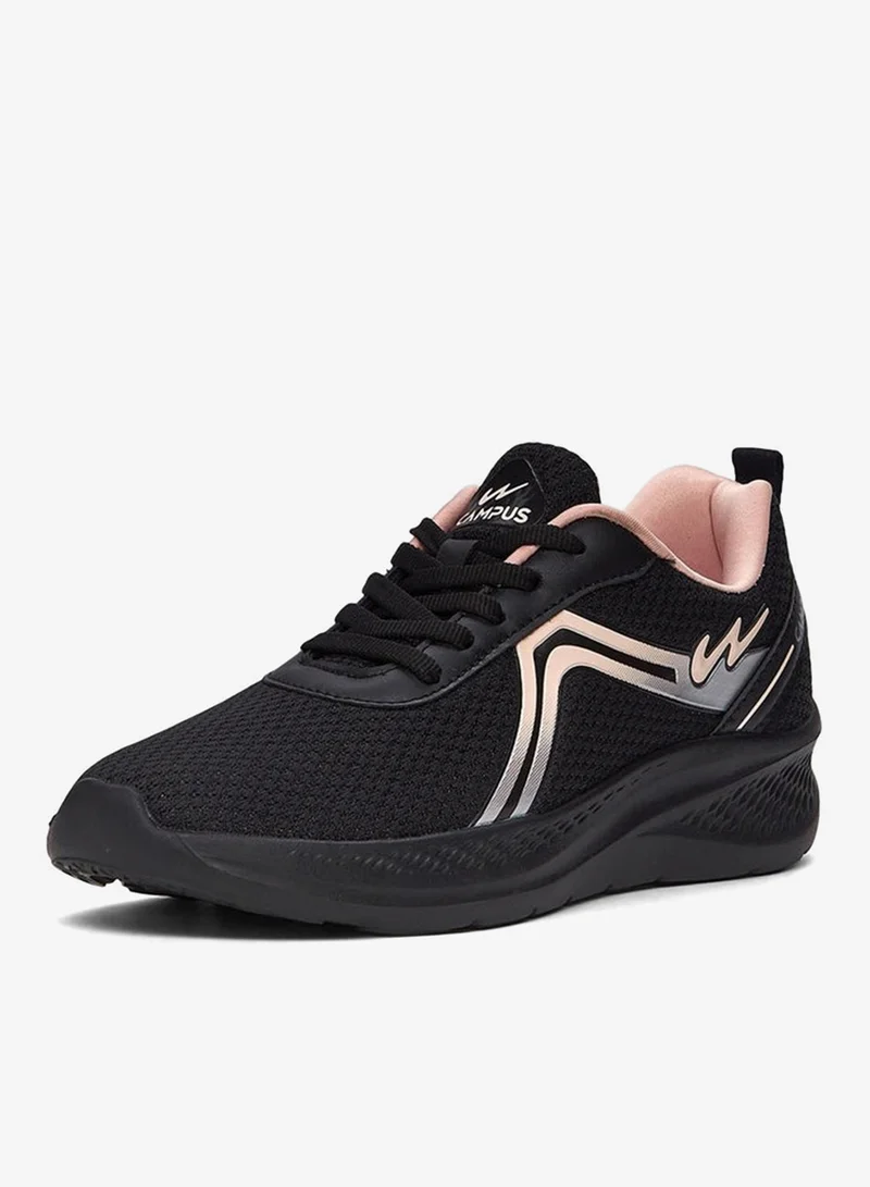 CAMPUS Women’s Sporty Black Sneakers – A Versatile Choice Shoes for Both Workout and Casual Style