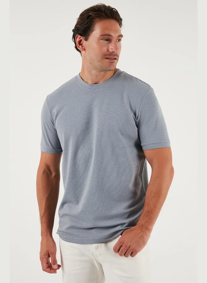 Buratti  Buratti Stretch Cotton Slim Fit Crew Neck T Shirt Men's T-Shirt 5902639 for Men | Best Price UAE