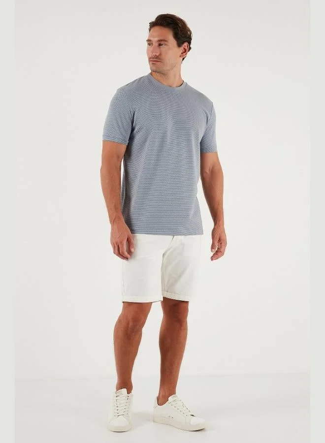 Buratti  Buratti Stretch Cotton Slim Fit Crew Neck T Shirt Men's T-Shirt 5902639 for Men | Best Price UAE