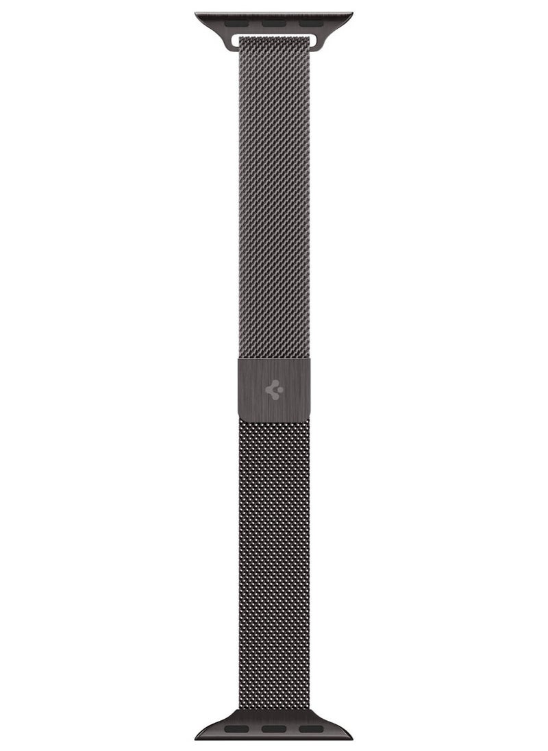 Spigen Metal Fit Band for Apple Watch Band Series 9/8/7 (41mm), Series SE2/6/SE/5/4 (40mm) and Series 3/2/1 (38mm) - Graphite  - Image 4