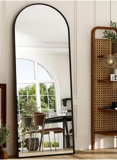 Living Full Body Length Floor Standing Mirror Black 177*77cm  - Image 2