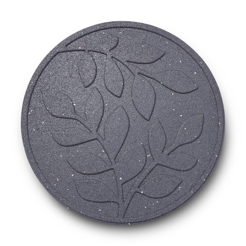 Sharpex Rubber Stepping Stones for Garden Leaves Grey Design Decorative Walkway for Outdoor Pathway, Lawn, Yard, Home, Landscaping Perfect Personalized Stepping Stones(1) - Image 1