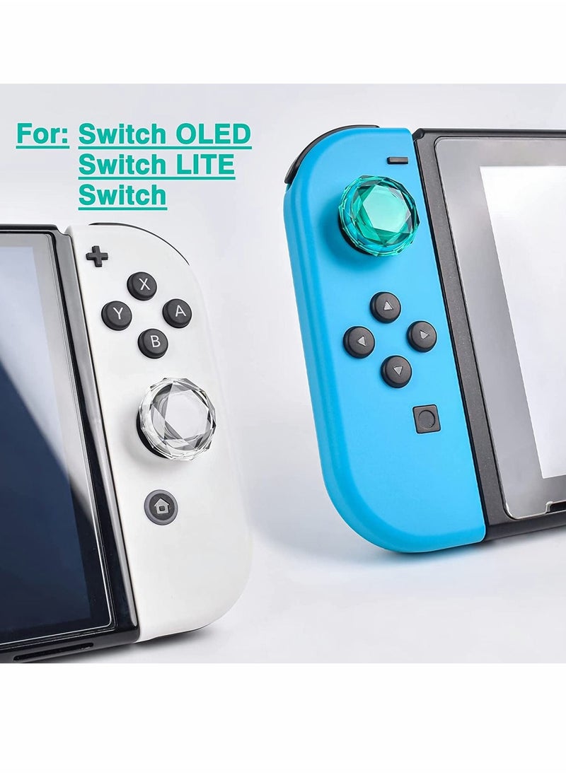 Y&D Diamond 3D Thumb Grips Caps Compatible with Switch & Lite OLED  - Image 4