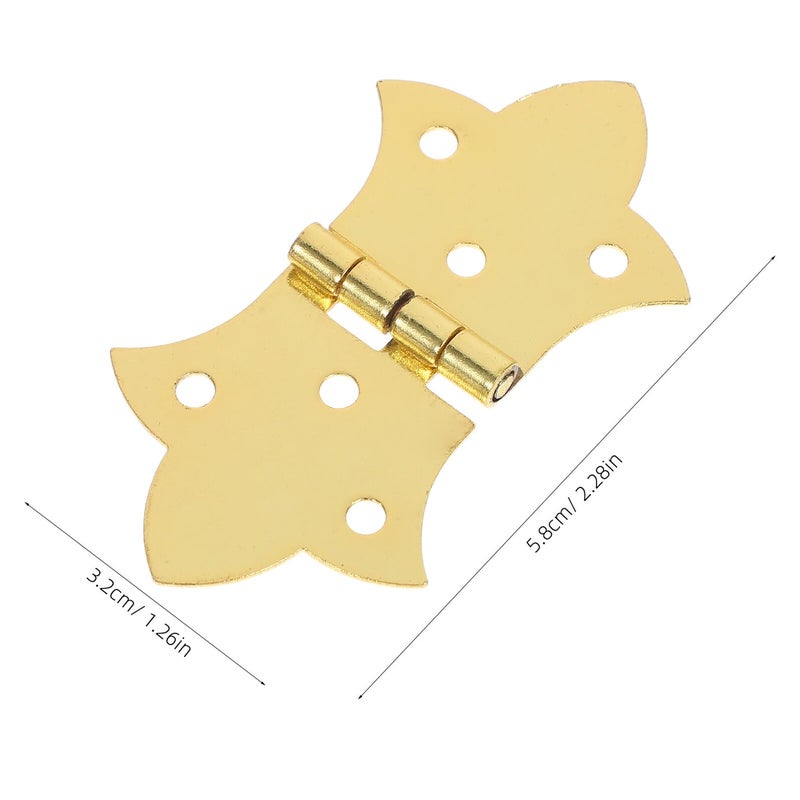 Vintage Antique Copper Butterfly Hinges 12pcs For Jewelry Box Cabinet Door Hardware - Image 3