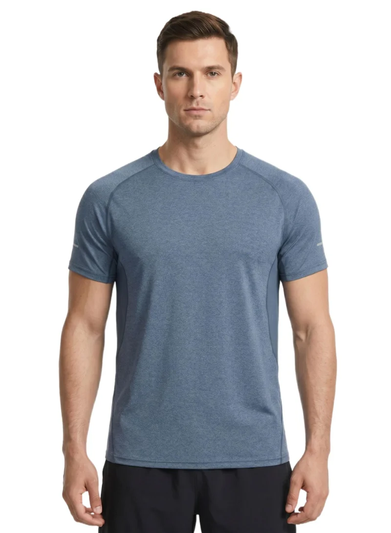 THUGFIT THUGFIT EndurX Men's Slim T-Shirt - Blue Grey