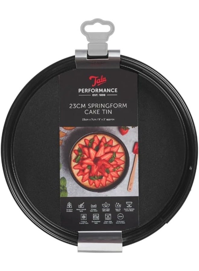Tala Performance Eclipse Non-Stick 23cm Springform cake tin - Image 1