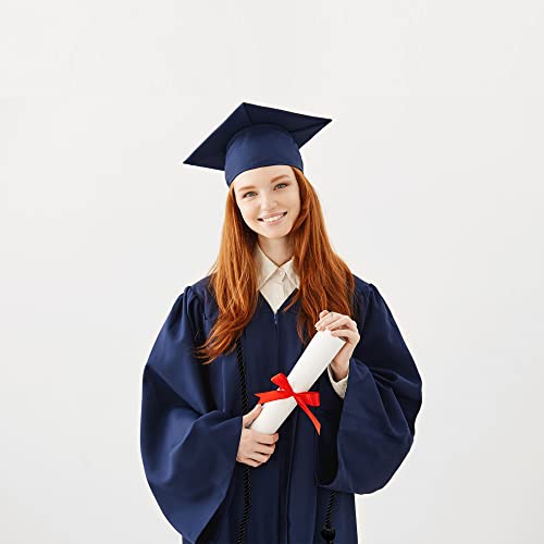 Haconba 25 Pieces Graduation Honor Cord Rayon Braided Honor Cords with Tassel for Graduation Students Bachelor Master Doctoral Gown Grad Decor (Dark Blue) - Image 3