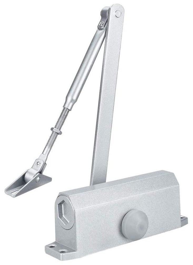 KASTWAVE Door Closer, Automatic Hydraulic Adjusting Silent Soft Slow Slam Gate Closer Overhead Concealed Aluminium Door Closer for 35-65kg 70-110cm Wide Wooden Metal Door Fire Door Internal External Door  - Image 1