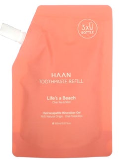 Haan Toothpaste Refill Life's a Beach Chai Tea & Mint 5.07 fl oz (150 ml) 
