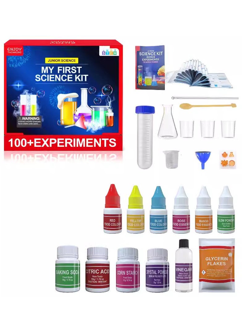 AUTOYSUR Science Kit for Kids Ages 4-5-6-7-8|  Christmas, Birthday Gift Ideas for Boys & Girls| Toy STEM Kit with 100+ Experiments| Learning & Educational Kits, Preschool Activities  - Image 1
