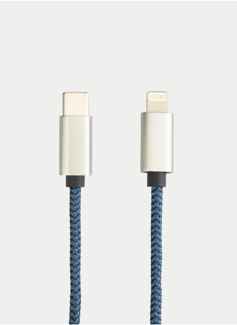 JBQ - 2 in 1 Digital Audio Auxiliary Cable For Type C, Compatible With iPhone 1.2M - Image 1