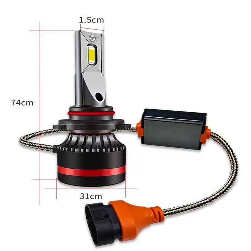 Generic Cross-border M8 single copper tube car LED headlight in stock high-power LED lights 50W far and near integrated H4H7H11 M8[30W] 