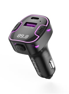 XO BCC02 Bluetooth Car Charger 24V QC3.0 + FM Transmitter Compatible With Cell Phones - Black - pzsku/ZB5B42BB85E3E0C72F95EZ/45/_/1738065060/408cd4e2-c45d-4147-ab85-d6ccfbb218b2