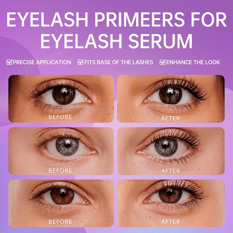 FREEMOOD Eyelash Growth Serum2In1 Lash and Eyebrows Booster For Fuller Thicker Grow Luscious with Brow Enhancer 020 floz6ml 2 PCS - Image 4