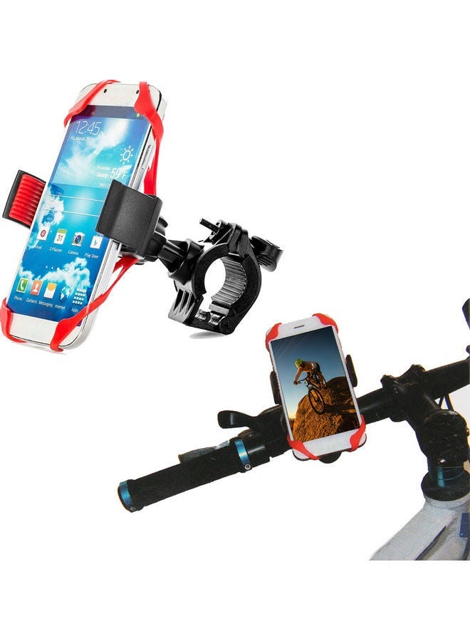 NIBEMINENT 360 Degree Rotating Adjustable Bike Handlebar Phone Mount - Image 2