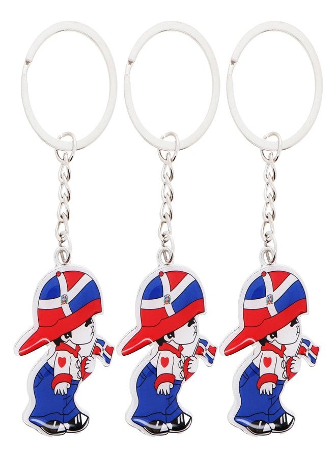 SandT Collection Dominican Republic Keychain - Set of 3 Boys - Image 1