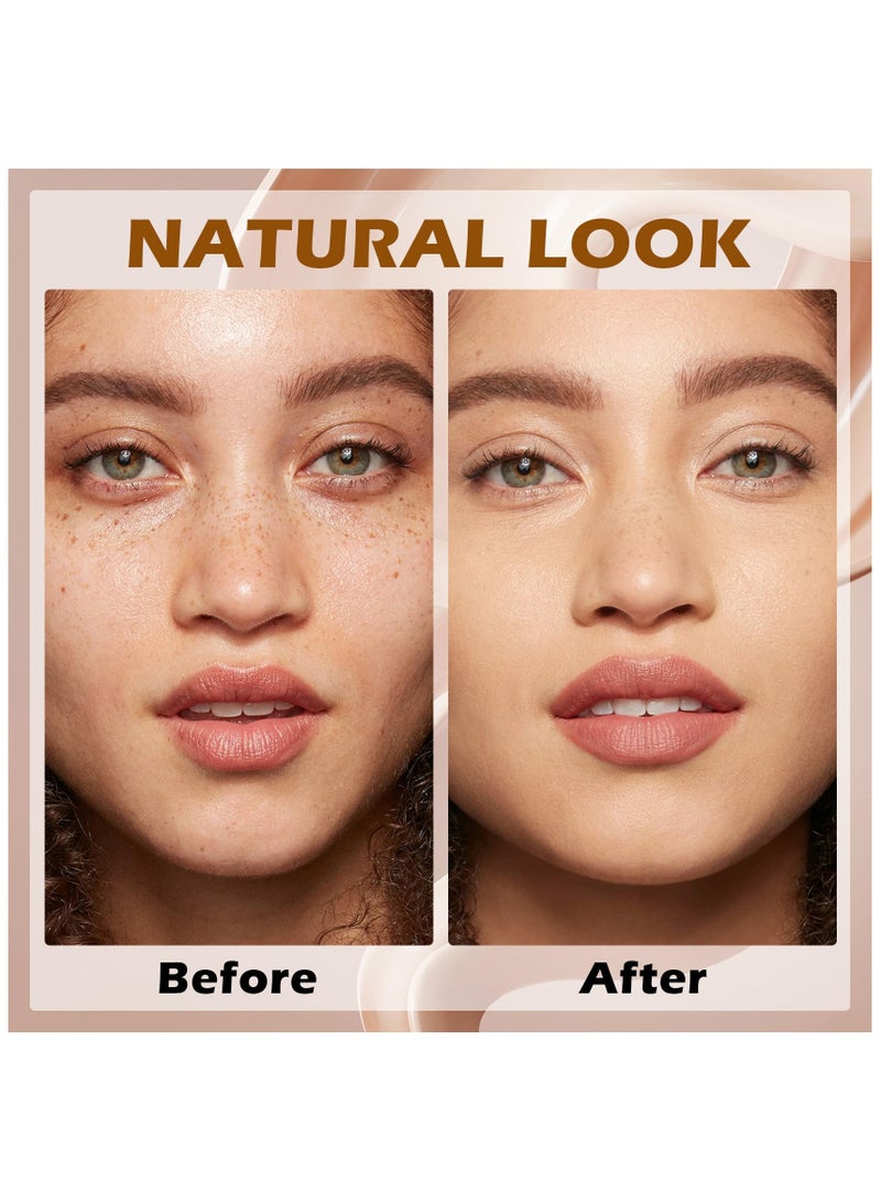 SYOSI Under Eye Concealer for Dark Circles Color Corrector Makeup Concealer Full Coverage Concealer for Mature Skin Tattoo Cover up Makeup, Long-lasting Cover up Makeup, Waterproof Concealer Makeup（Light） - Image 3