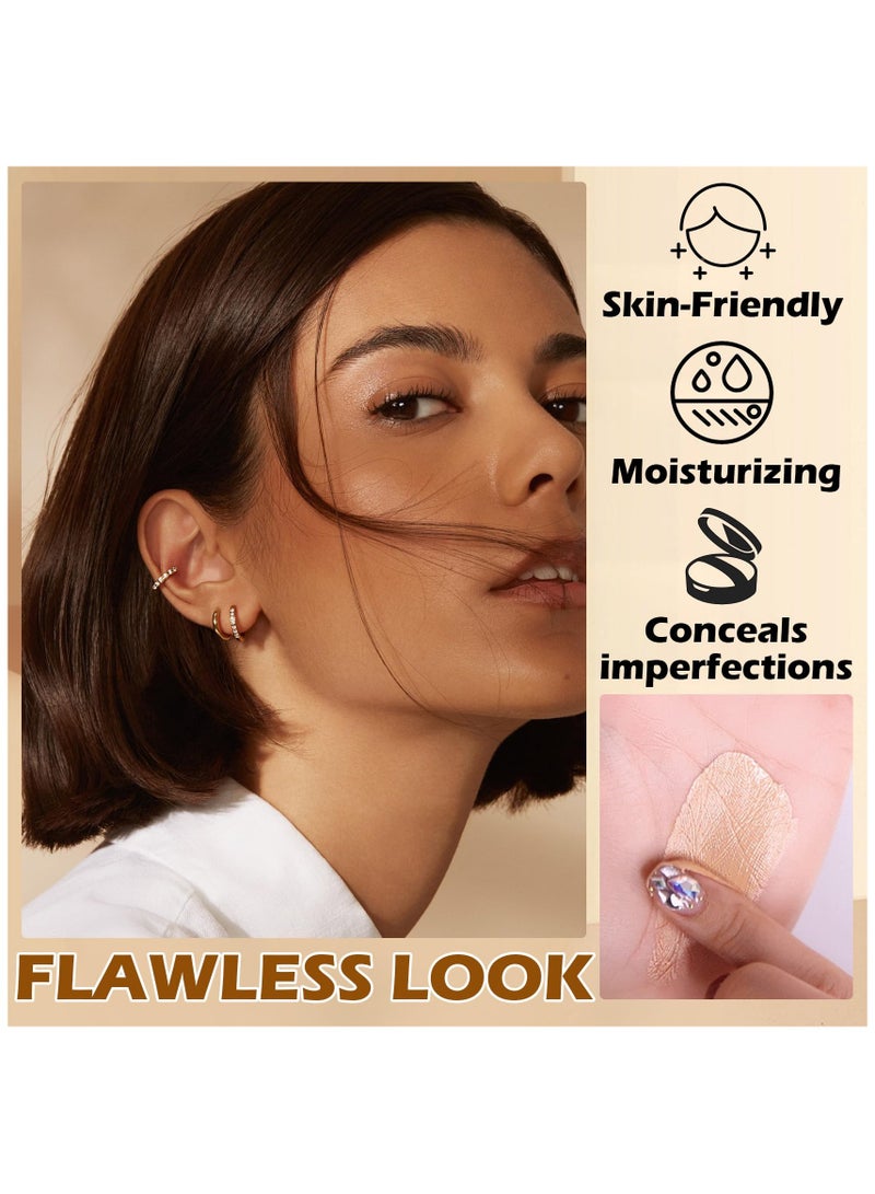 SYOSI Under Eye Concealer for Dark Circles Color Corrector Makeup Concealer Full Coverage Concealer for Mature Skin Tattoo Cover up Makeup, Long-lasting Cover up Makeup, Waterproof Concealer Makeup（Light） - Image 5