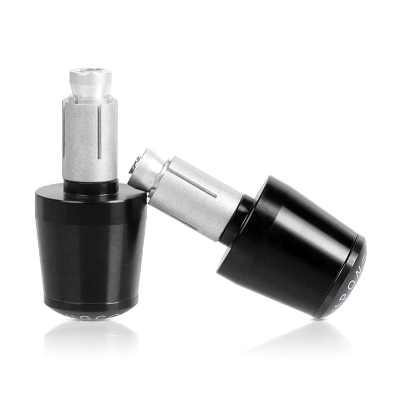 7/8" 22mm CNC Alu Motorcycle Handlebar Grips Ends Caps Ends Caps Fit For Ninja 650 1000SX ZX6R ZX9R ZX10R ZX12R ZX14R ER6F ER6N Black