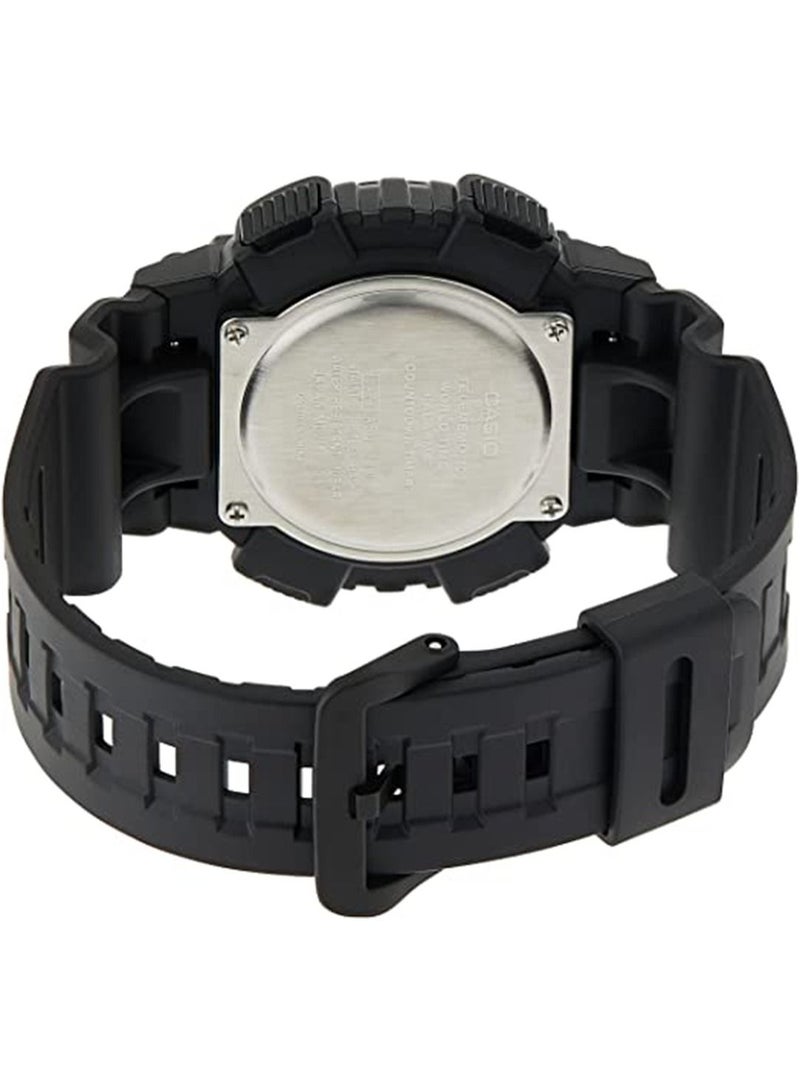 CASIO Men's Water Resistant Analog & Digital Watch AEQ-110BW-9AVDF - 52 mm - Black - Image 2