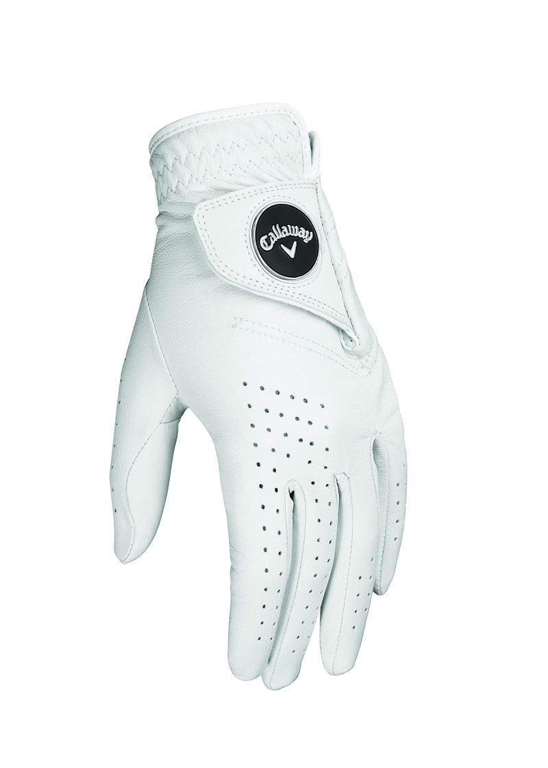 Callaway Callaway Golf Dawn Patrol Glove (Worn on Right Hand, White 2019, Medium/Large, Standard) - Image 1