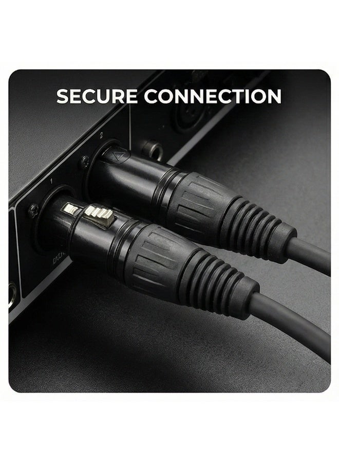 3M XLR Microphone Cable Male to Female – Clear Sound Quality, Stable Connection, Flexible & Durable Balanced Audio Cable for Studio, Mixer, Speakers - Image 4