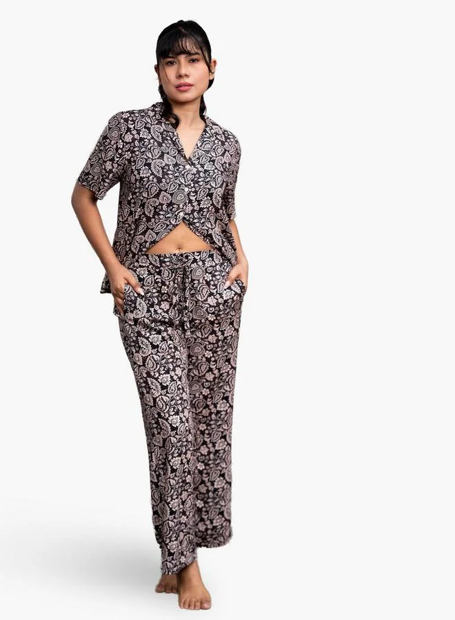 Aadaraya Aadaraya Pyjama Set Shirt and Trousers