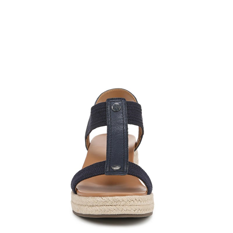 VIONIC Women's Sandal Calera Ankle Straps Navy Leather 12 Wide - Image 5