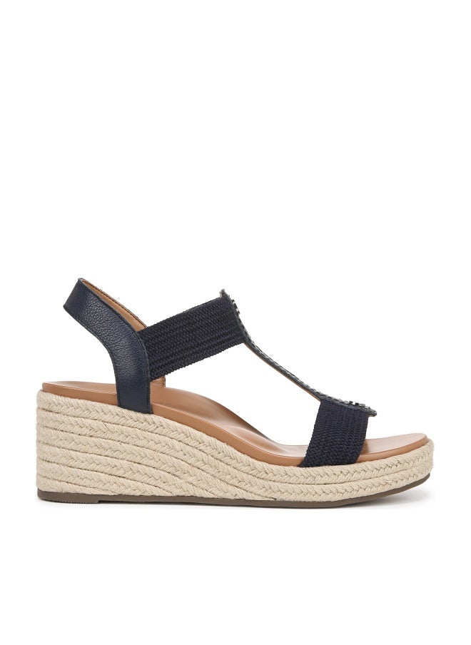VIONIC Women's Sandal Calera Ankle Straps Navy Leather 12 Wide - Image 1