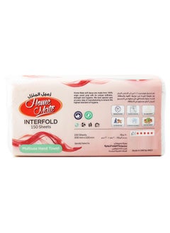 Home Mate Hand Towel Interfold 1Ply 150 Sheets  - Image 2